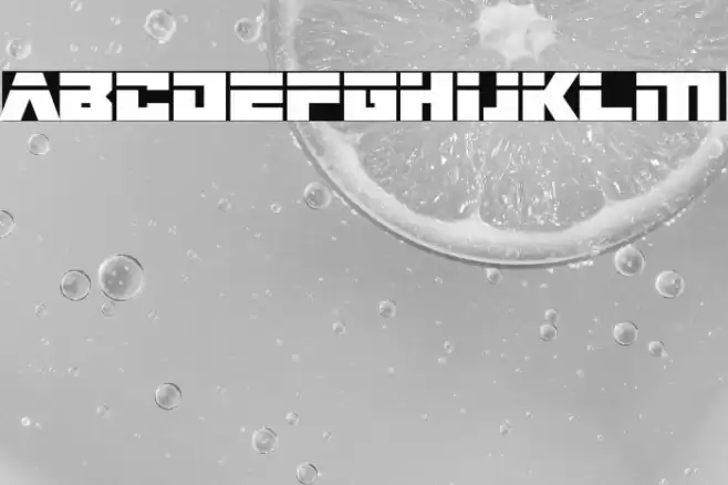 Big Bad Robot Font examples