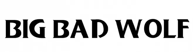 Big Bad Wolf  baixar fontes gratis