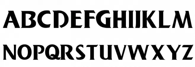 Big Bad Wolf フォント 大文字