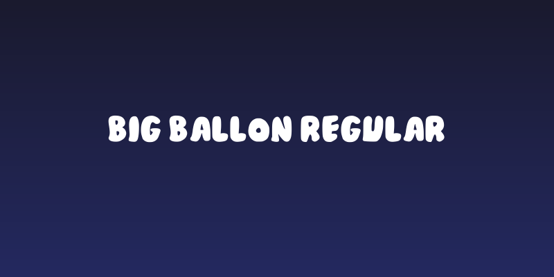 Big Ballon Regular Social Header