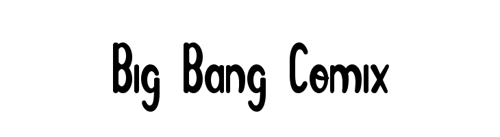Big Bang Comix  免费字体下载