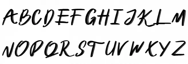 Big Bang Font UPPERCASE