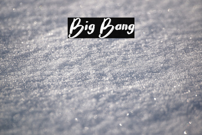 Big Bang Example 1