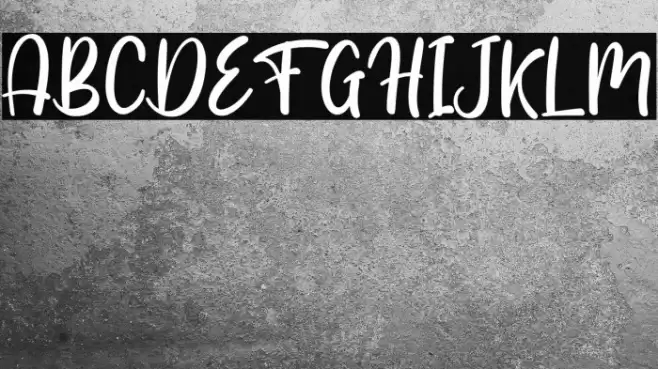 Big Bang! Font examples