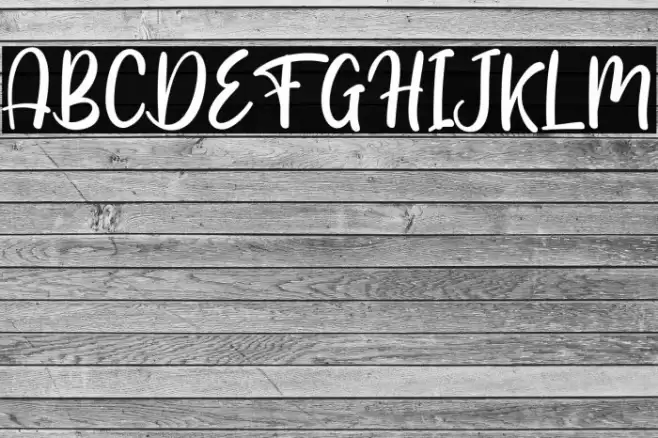 Big Bang! Font examples