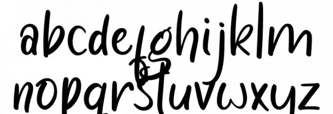 Big Bang! 字体 小写