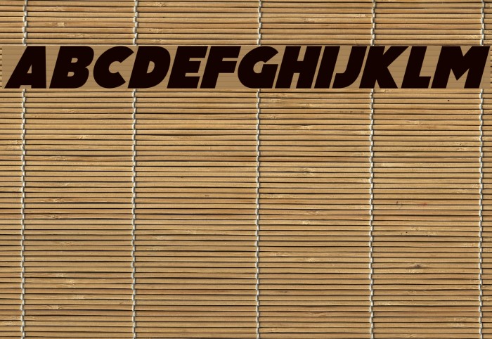 Big Black Bear Italic Font examples