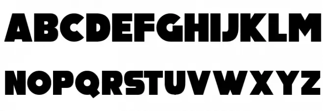 Big Black Bear Font Litere mari