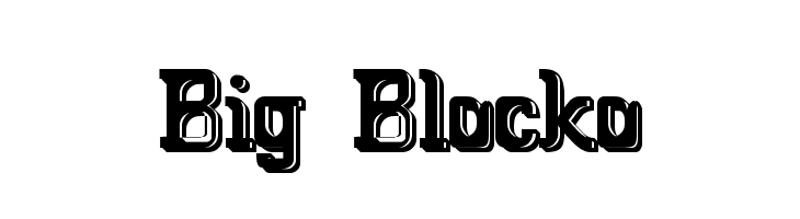 Big Blocko फ़ॉन्ट