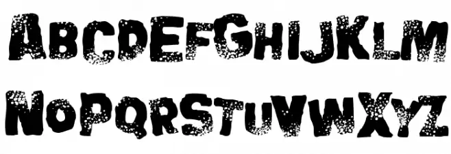 Big Bloke BB Font Litere mari