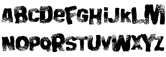 Big Bloke BB Font LOWERCASE