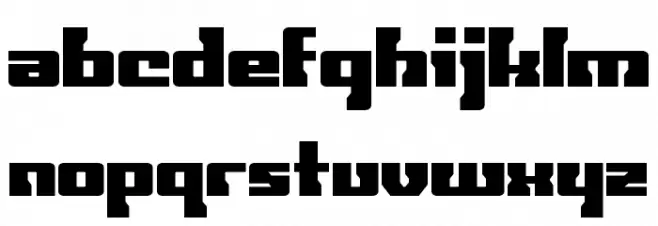 Big Blue Bug Condensed Шрифта ВЕРХНИЙ