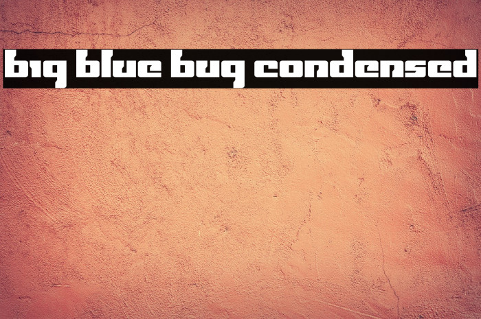 Big Blue Bug Condensed Example 1