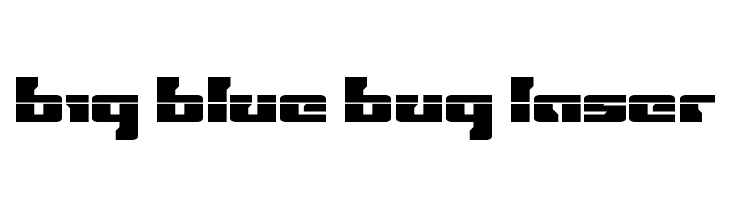 Big Blue Bug Laser  لخطوط تنزيل