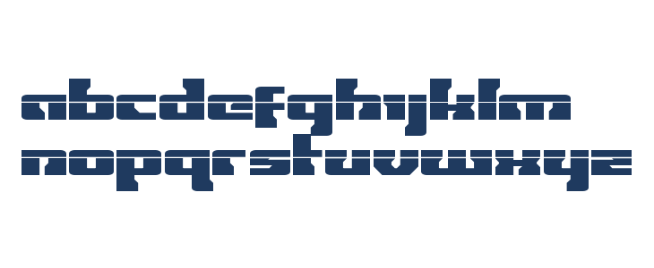 Big Blue Bug Laser Lowercase