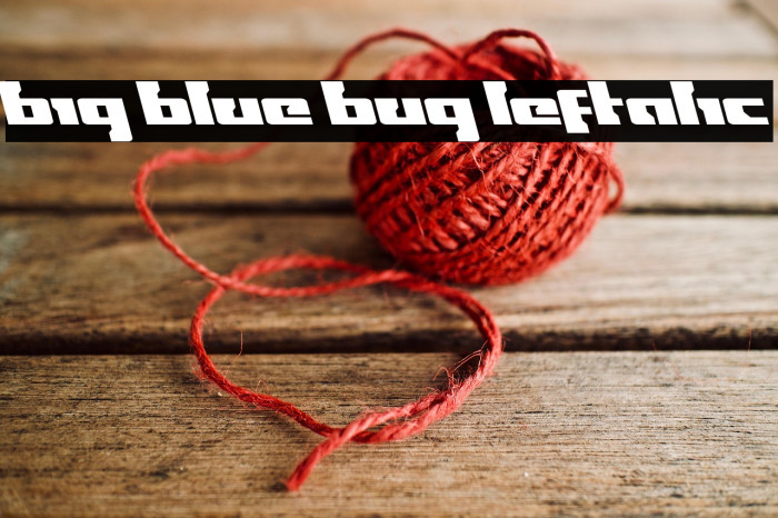 Big Blue Bug Leftalic Example 1