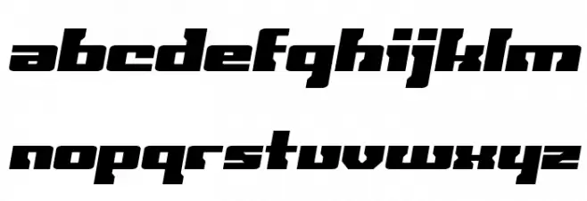 Big Blue Bug Semi-Italic Шрифта ВЕРХНИЙ
