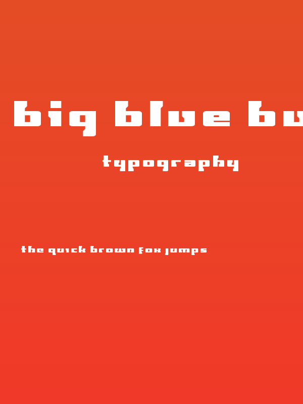 Big Blue Bug Title Poster