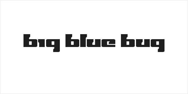 Big Blue Bug Logo