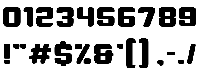 Big Boss Regular Font OTHER CHARS