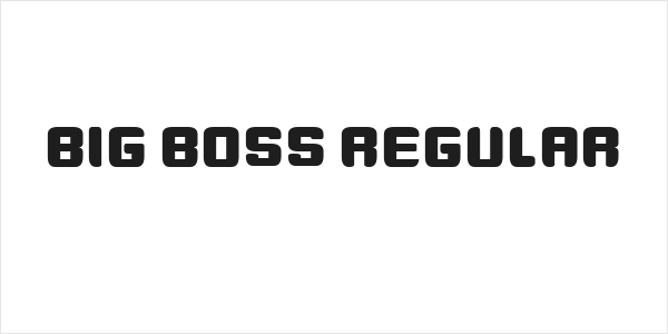 Big Boss Regular Logo