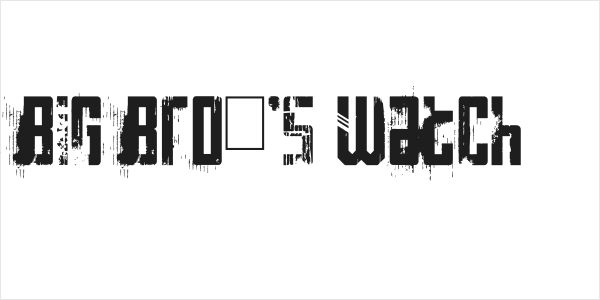 Big Bro's Watch Logo