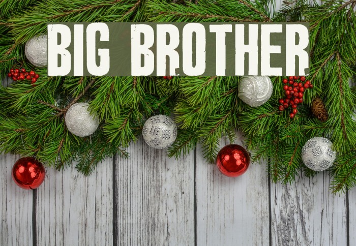 Big Brother Font examples