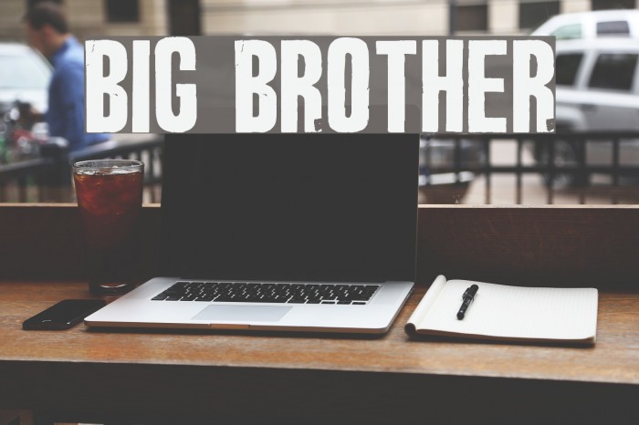 Big Brother Font examples