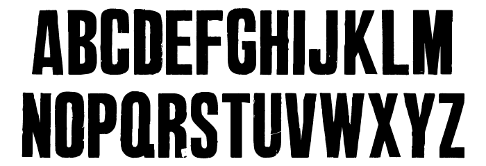Big Brother Font LOWERCASE