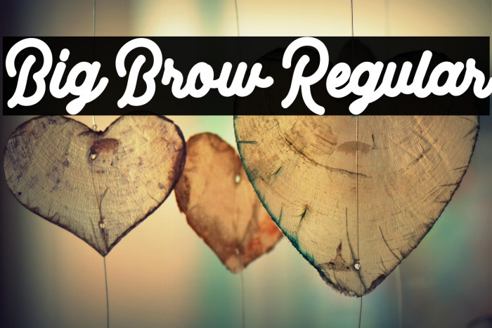 Big Brow Regular Example 3