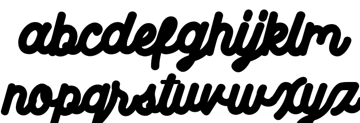 Big Brow Regular Font LOWERCASE
