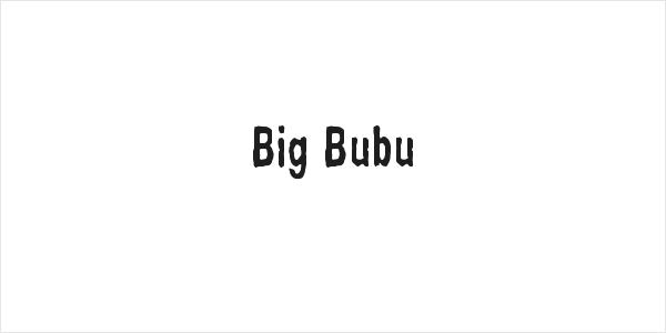 Big Bubu Logo