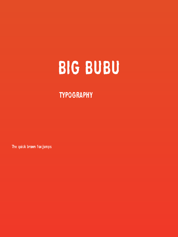 Big Bubu Poster