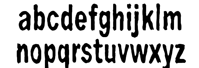 Big Bubu Font LOWERCASE