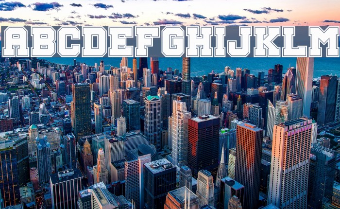 Big Campus Bold Font examples
