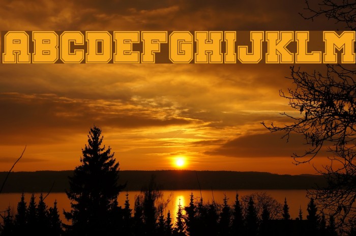 Big Campus Bold Font examples