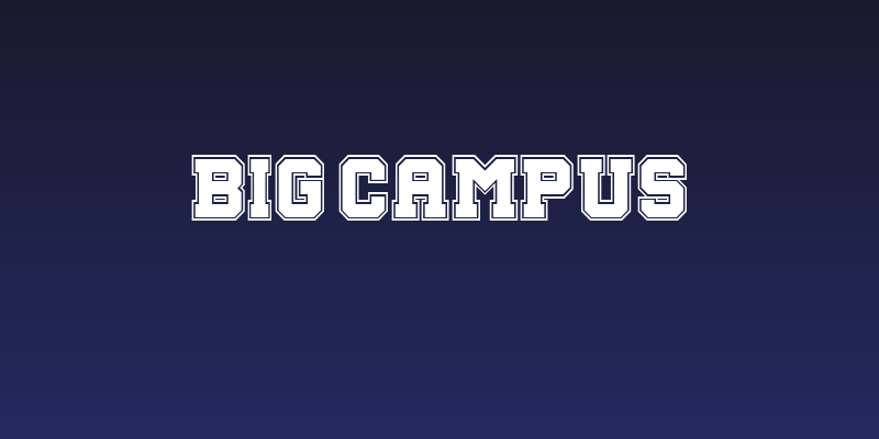 Big Campus Social Header