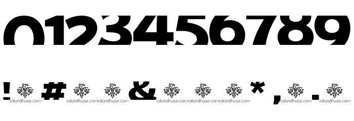 Big City Vibes Demo Bold Font OTHER CHARS