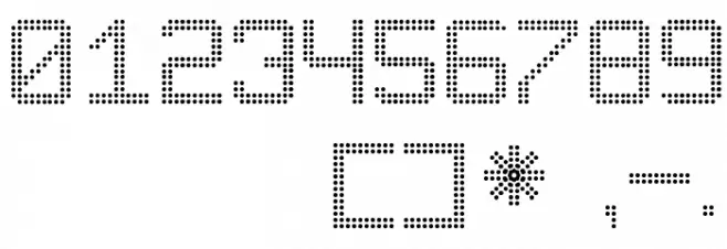 Big Daddy LED TFB Font OTHER CHARS