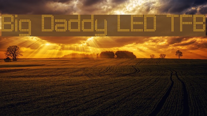 Big Daddy LED TFB Example 1