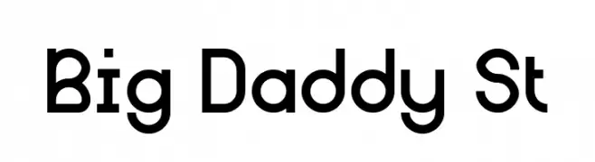 Big Daddy St  フリーフォントのダウンロード