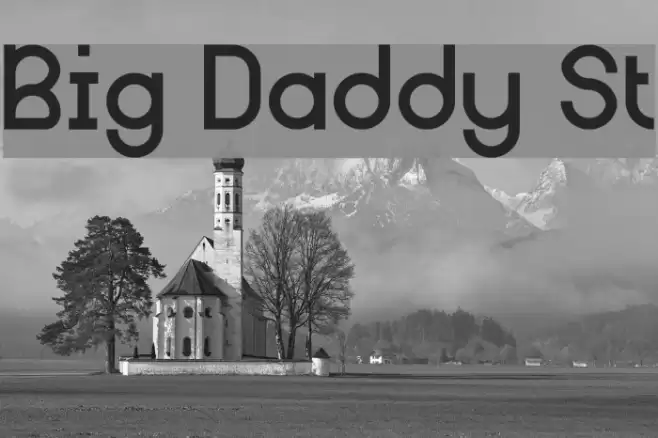 Big Daddy St Font examples