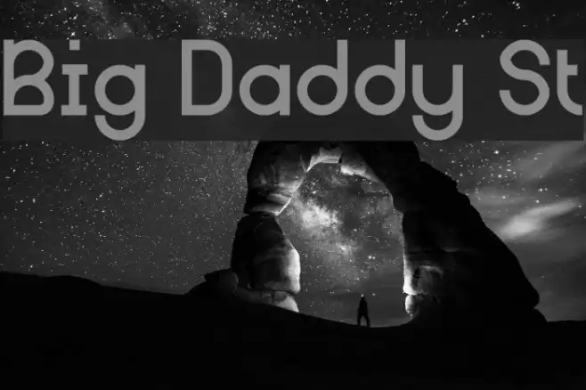 Big Daddy St Font examples