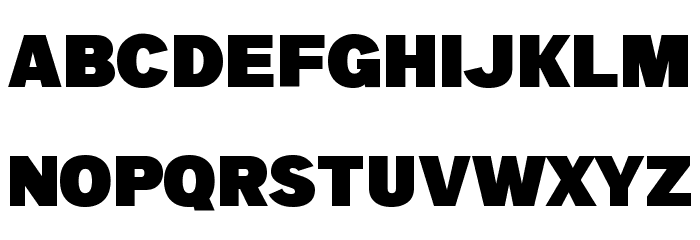 Big Deal Font LOWERCASE