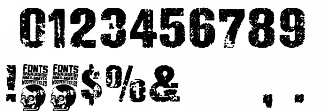 Big Dealer Font OTHER CHARS