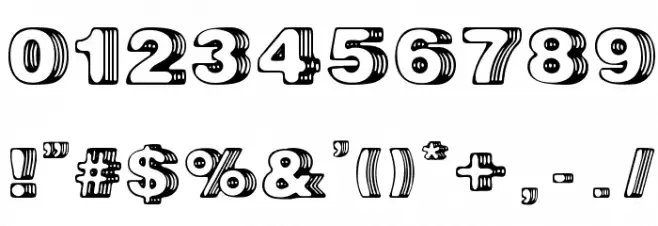 Big Designer Font OTHER CHARS