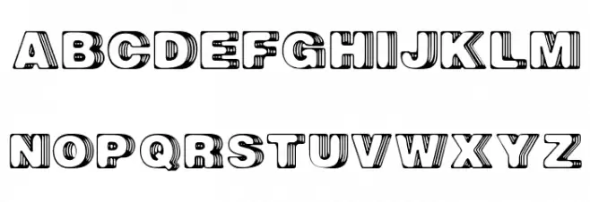 Big Designer Schriftart Groß