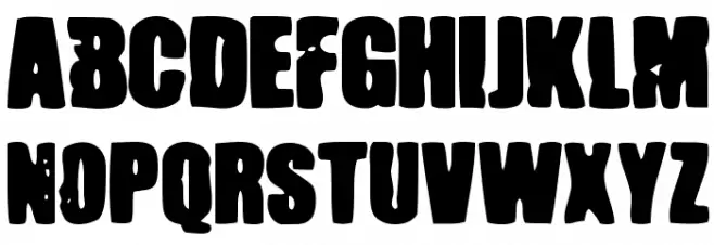 Big Drama Schriftart Groß