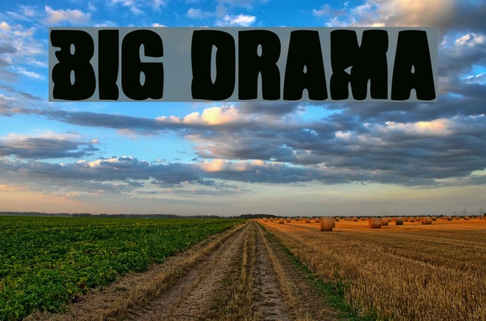 Big Drama Font examples