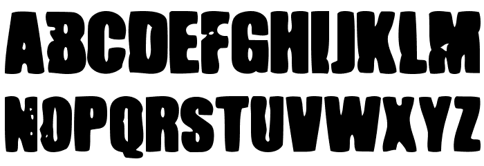 Big Drama Font LOWERCASE